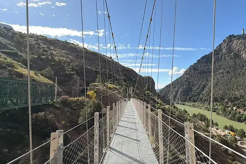 Nouvelle passerelle suspendue du Caminito del Rey, gorges d'El Chorro, Málaga