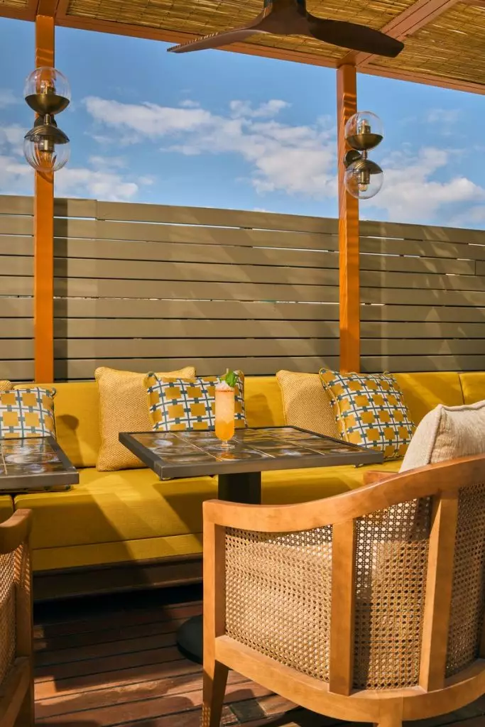 Terrasse du Sky Bar de l’Hotel España Ocean Drive